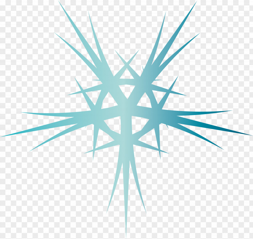 Snowflakes Blue Snowflake PNG