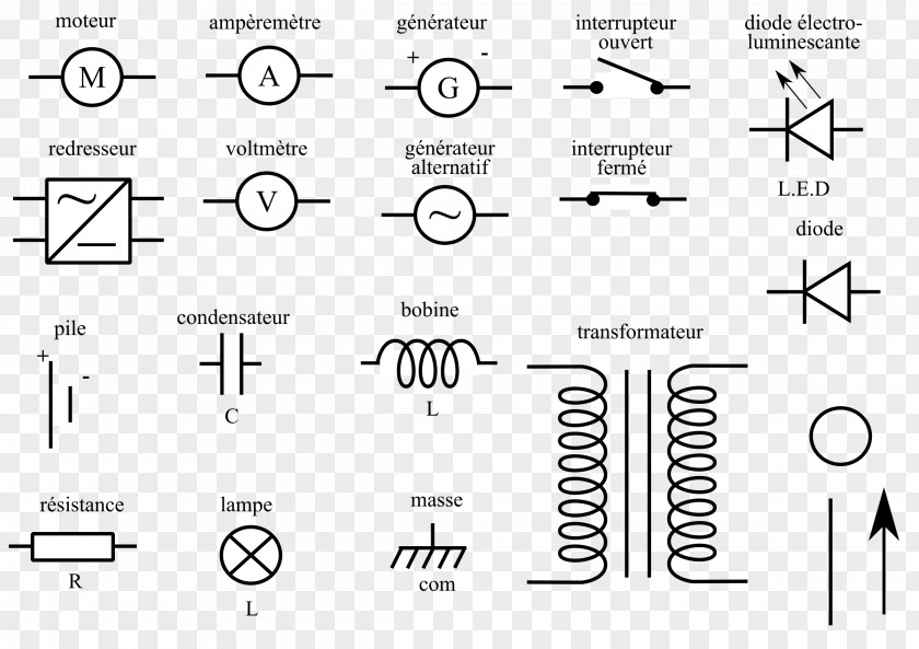 Symbol Wiring Diagram Electronic Component Electricity Electrical Network PNG