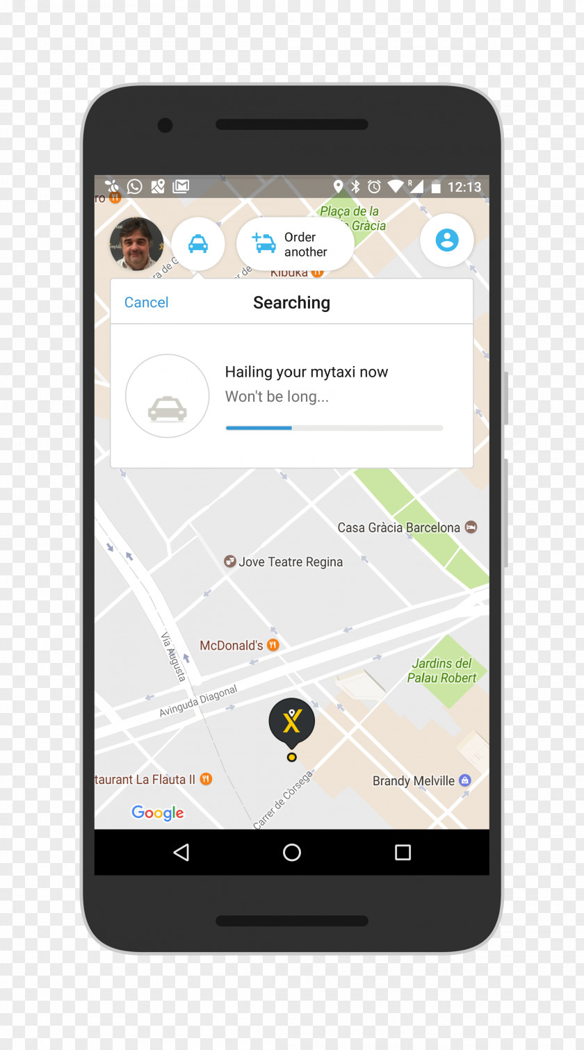 Taxi App Uber E-hailing IPhone PNG