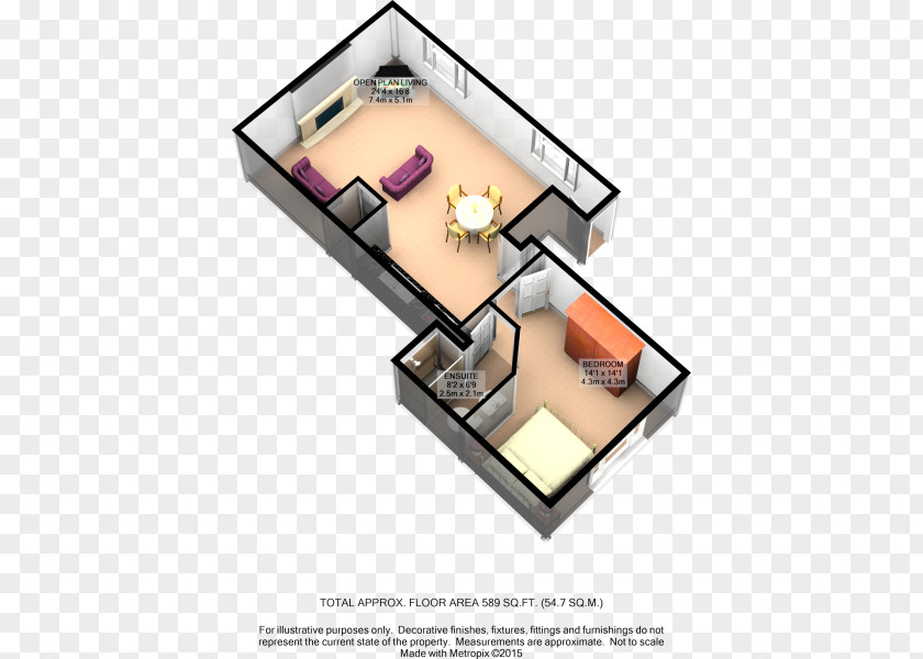 Window 3D Floor Plan Open House PNG