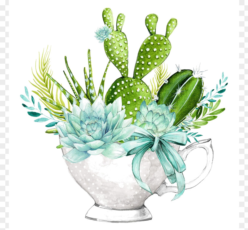 Cactus Succulent Plant Wedding Invitation Baby Shower Mammillaria PNG