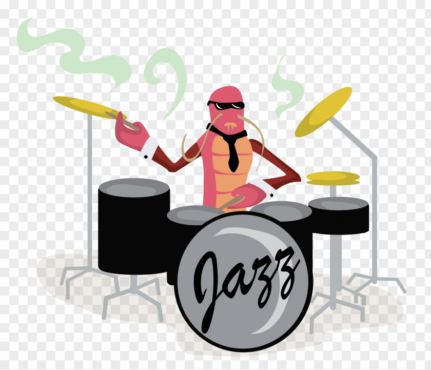 Crawfish Drums Logo Clip Art PNG