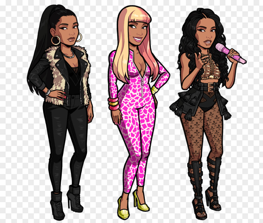 Design NICKI MINAJ: THE EMPIRE Fashion Illustration Kim Kardashian: Hollywood Art PNG