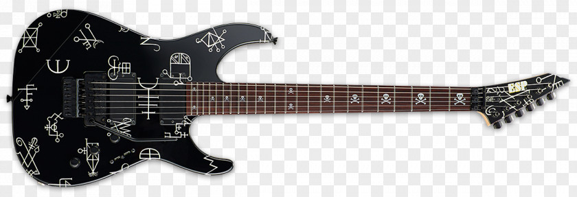 Kirk Hammett Ibanez RG Seven-string Guitar Electric PNG
