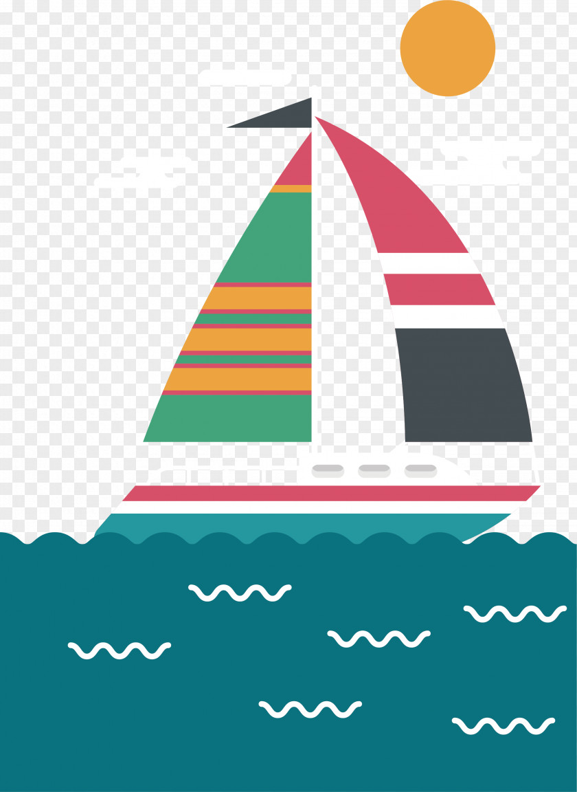Sailing Boat At Sea Ship Clip Art PNG
