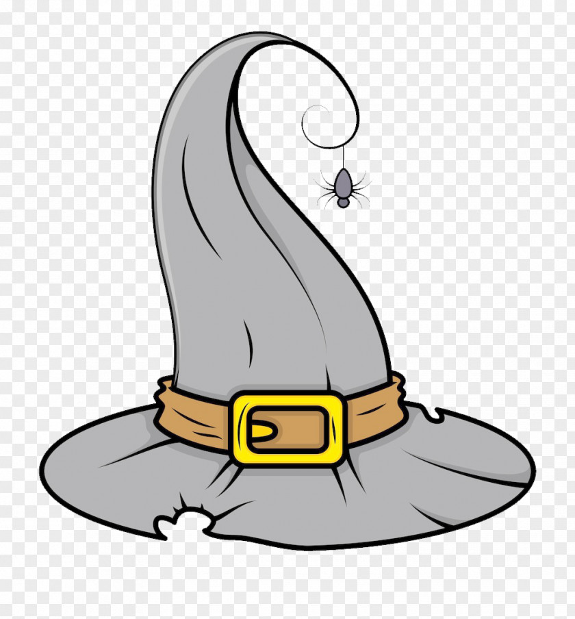 Cartoon Witch Hat Drawing Boszorkxe1ny Halloween PNG