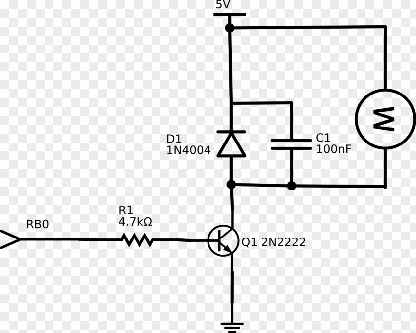 Engine DC Motor H Bridge Electronics Transistor PNG