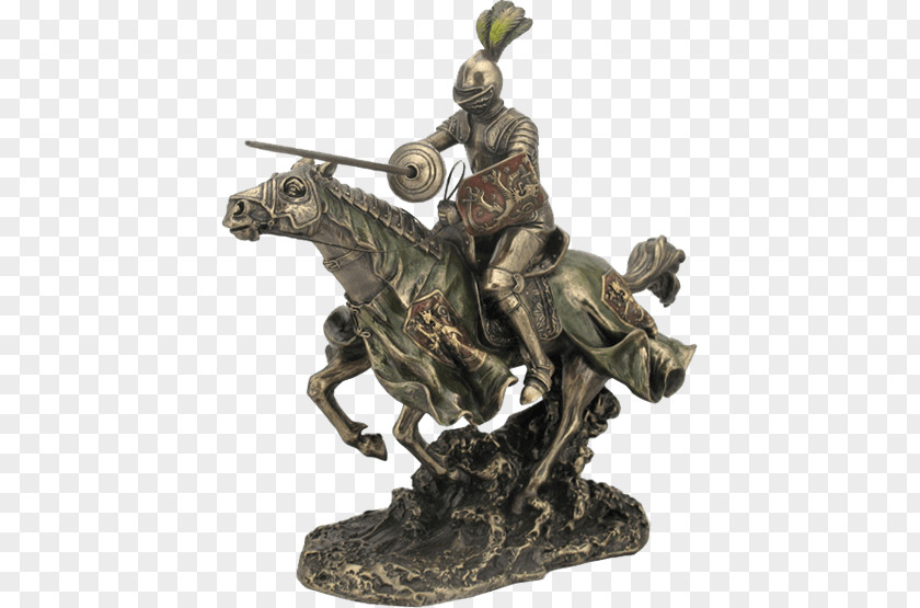 Knight Bronze Sculpture Figurine Bust PNG