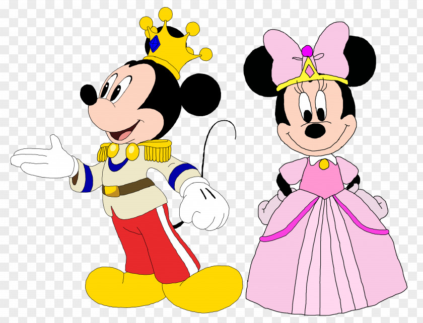 Mickey Minnie Mouse Goofy Disney Princess PNG