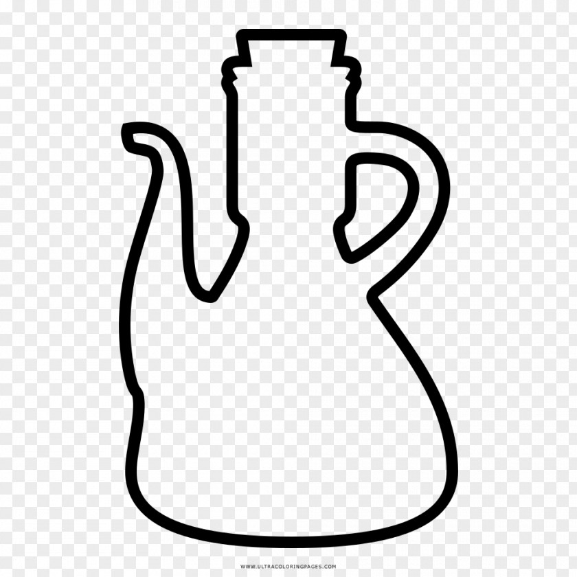 Olive Oil Coloring Book Drawing PNG