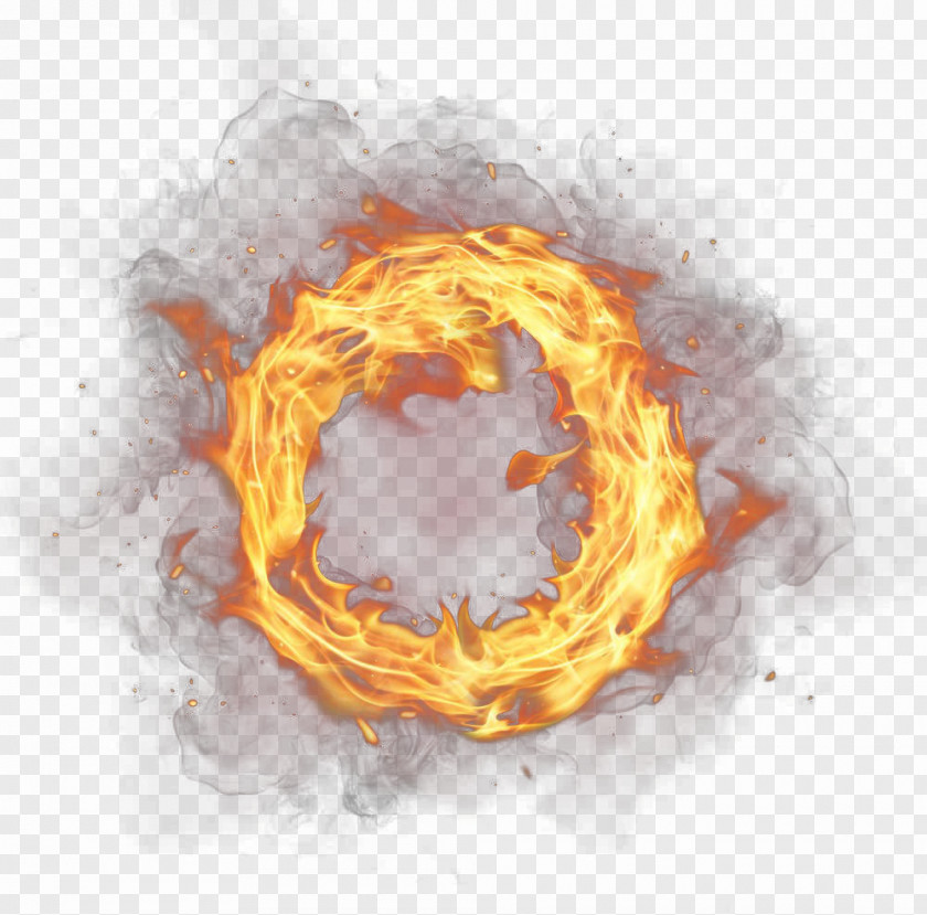 Ring Of Fire Free Buckle Decorative Material Flame PNG