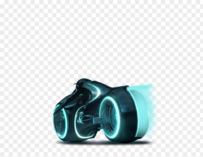 Tron Legacy Light Cycle Gyroscope Automotive Design Virtual Reality Headset PNG