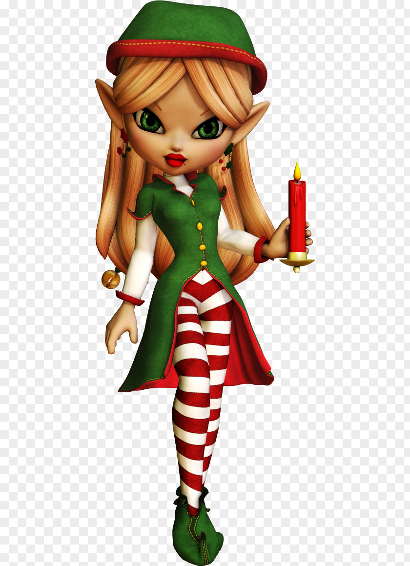 Cute-food Elf Christmas Clip Art PNG