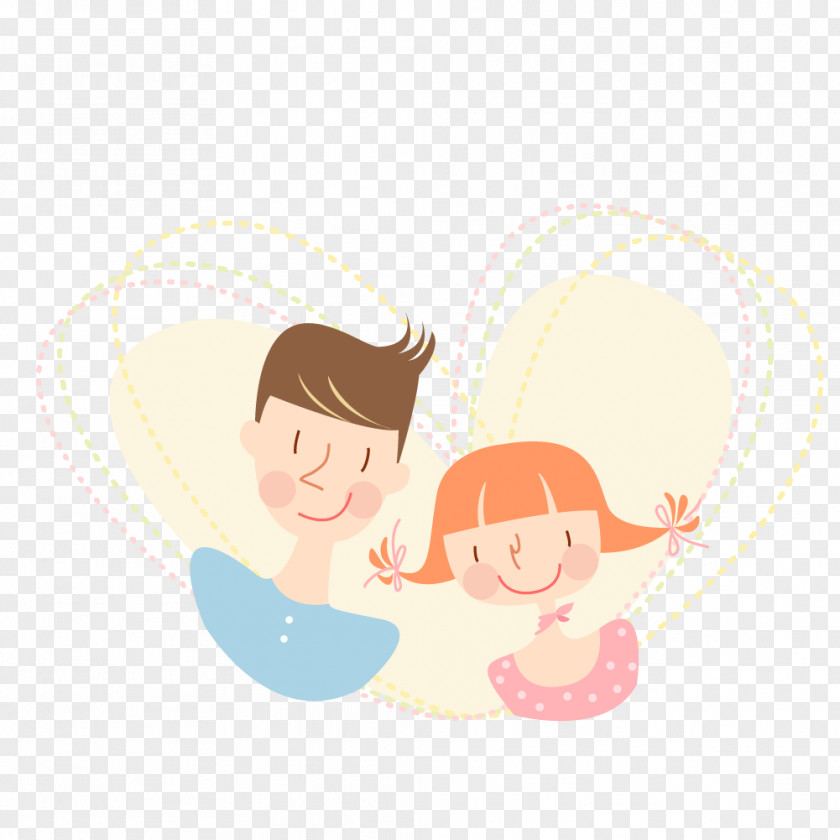 Love Couple Family Illustration PNG