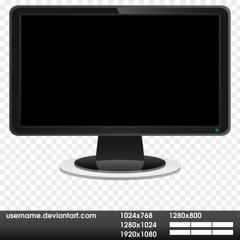 Round Spot Computer Monitors Output Device Personal Multimedia Product Design PNG
