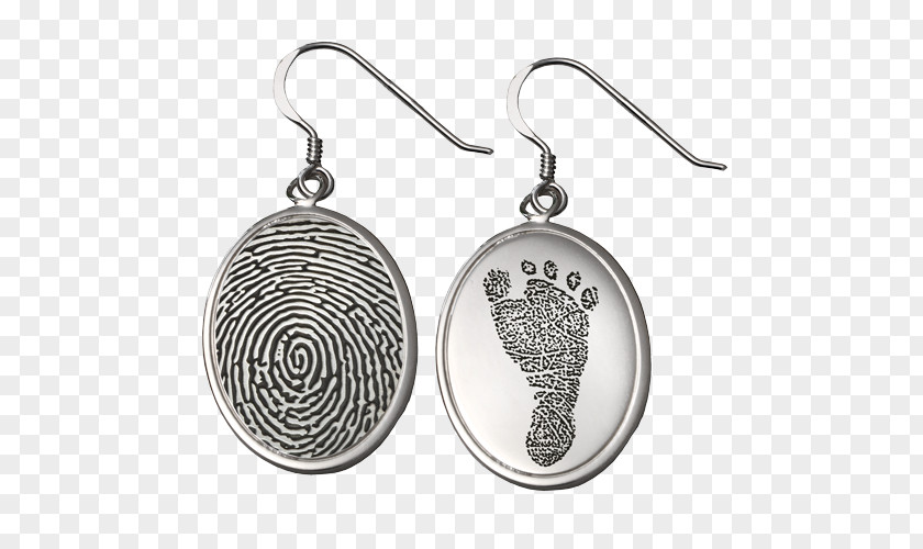 Silver Products Earring Jewellery Fingerprint Charms & Pendants PNG