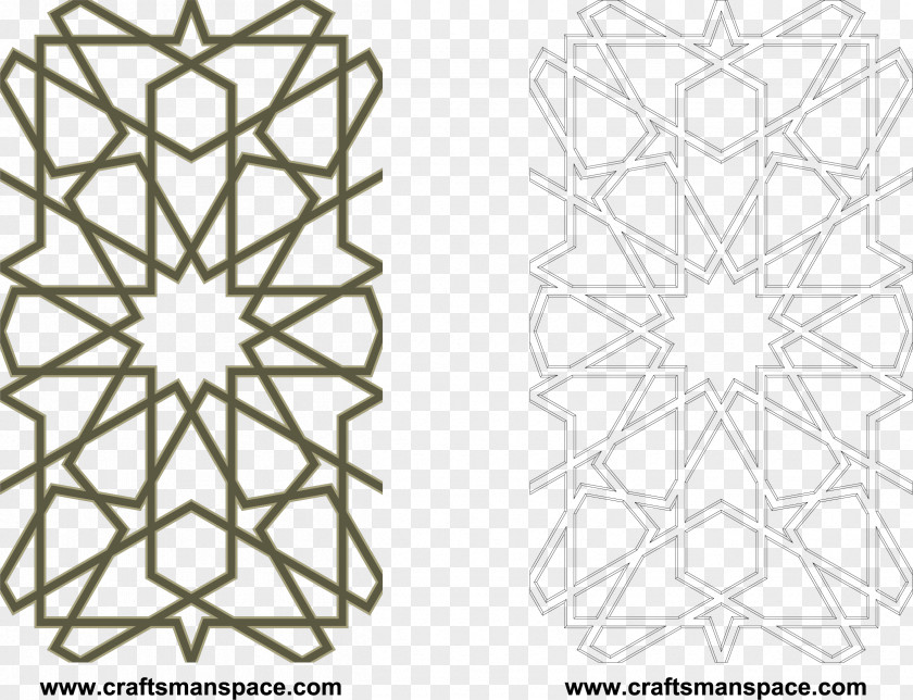 Window Edge Element Moorish Architecture Islamic Geometric Patterns Ornament Pattern PNG