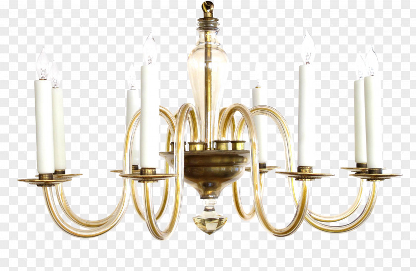 Baluster Chandelier Candlestick Light Fixture Lamp Murano PNG