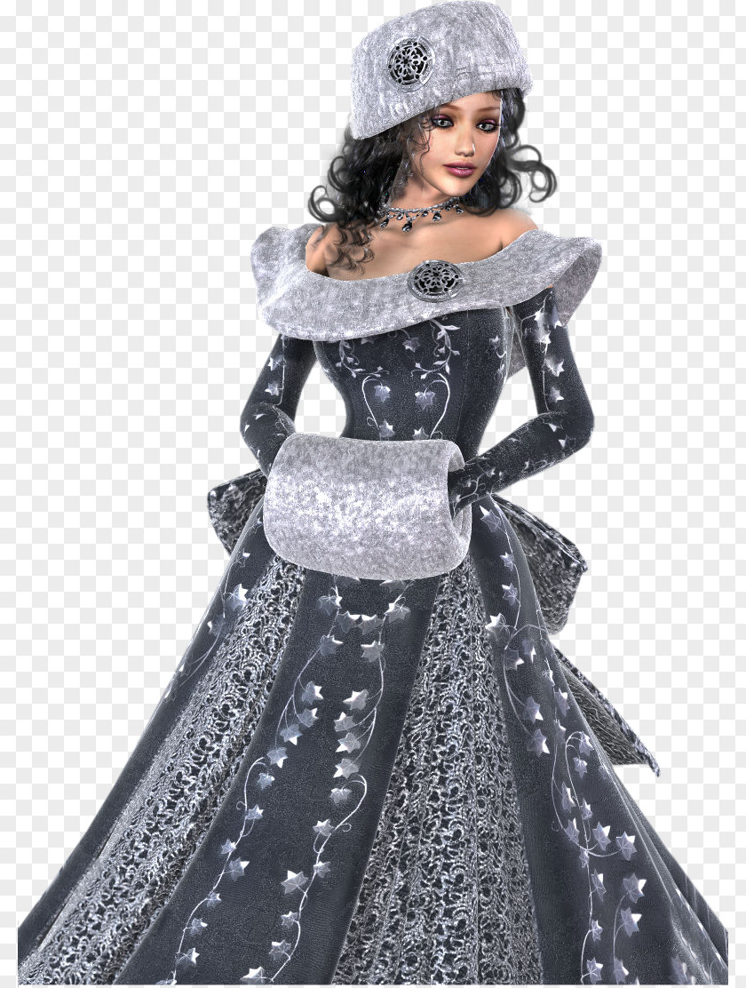 Dress Evening Gown Woman PNG