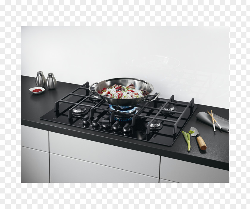 Gaz Cooker AEG Cooking Kochfeld Hob Stock Pots PNG