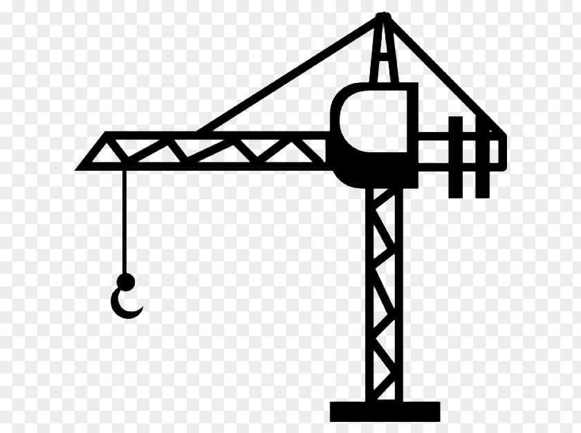 Line Art Table Crane PNG