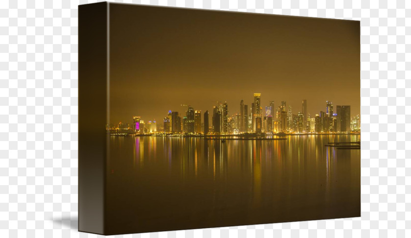 Skyline Doha Picture Frames Reflection Rectangle PNG