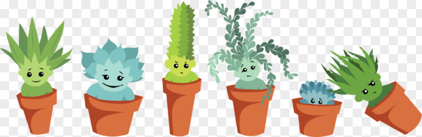 Succulant Succulent Plant Cactaceae Joke Pun Flowerpot PNG