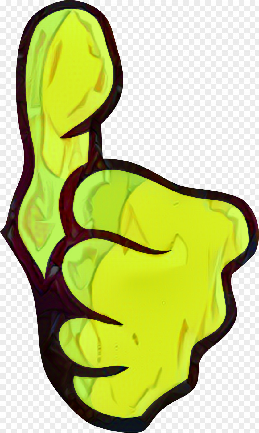 Yellow Amman Thumb Signal PNG