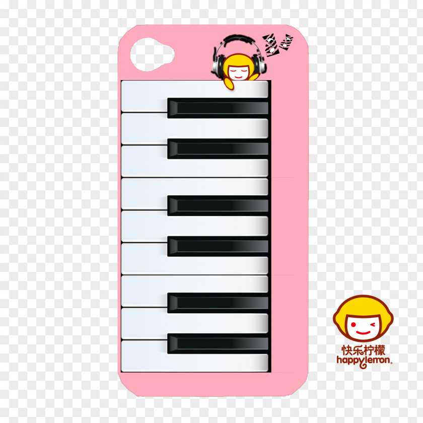 Piano Phone Case PSD Material PNG
