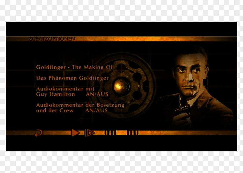 James Bond Goldfinger Film Series DVD Font PNG