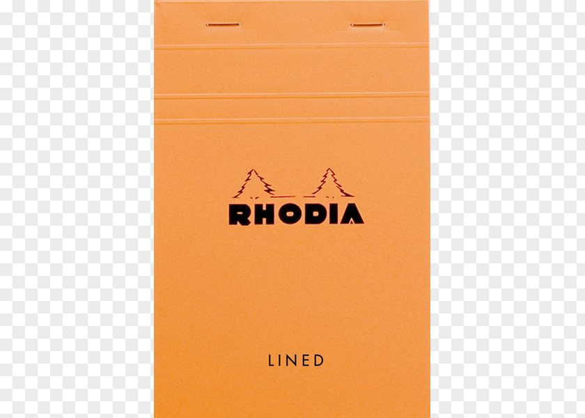 Notebook Standard Paper Size Clairefontaine-Rhodia Orange PNG
