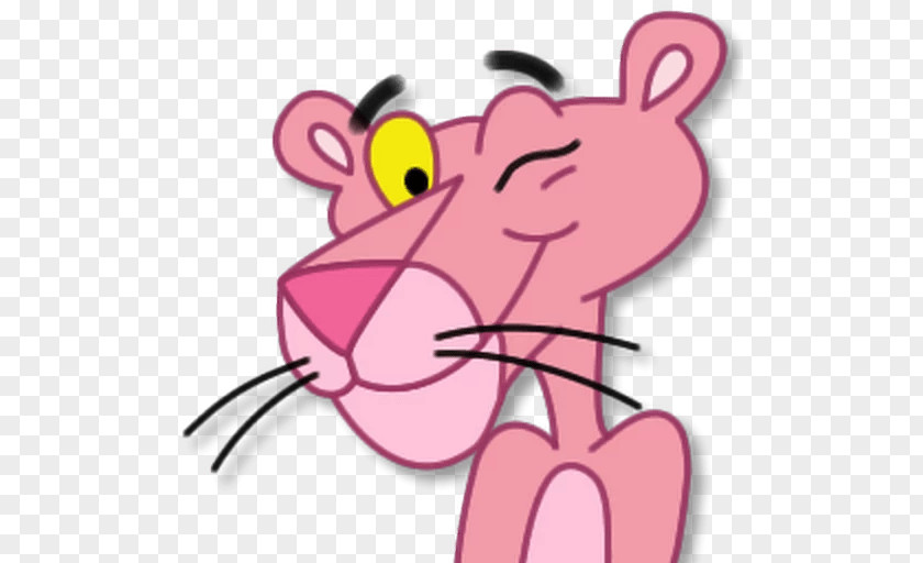 Pink Panther Stickers The Vector Graphics Image Panthers Cartoon PNG