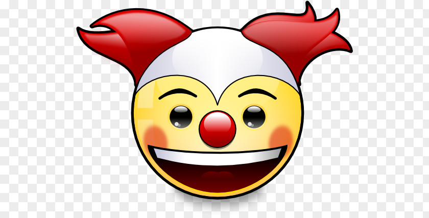 Smiley Red Emoticon Art Online Chat Clown PNG