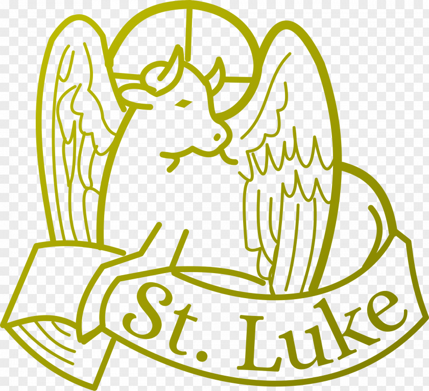 Symbol Gospel Of Luke Ox Christian Symbolism Christianity PNG