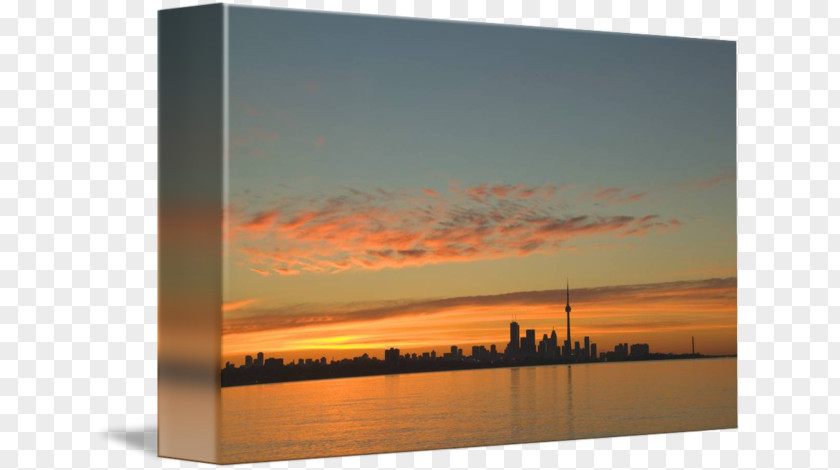 Toronto Skyline Art Rectangle PNG