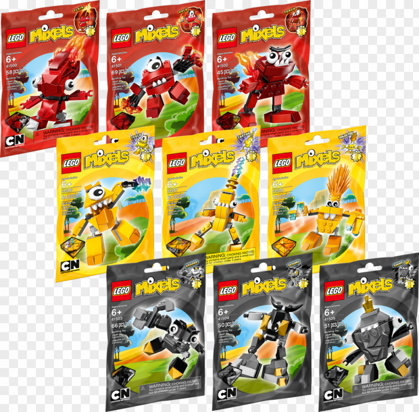 Toy Lego Mixels Minifigures PNG