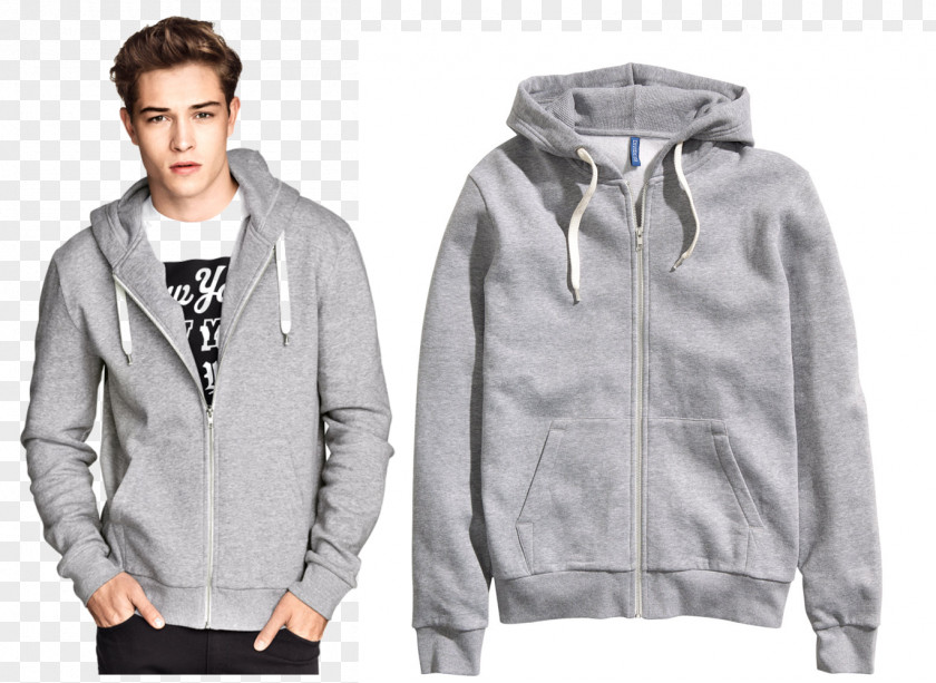 Hoodie Bluza H&M Jacket PNG