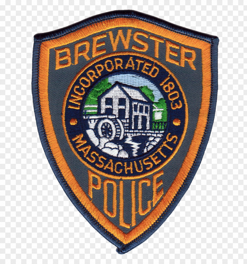 Police Department Brewster Badge Logo Font PNG