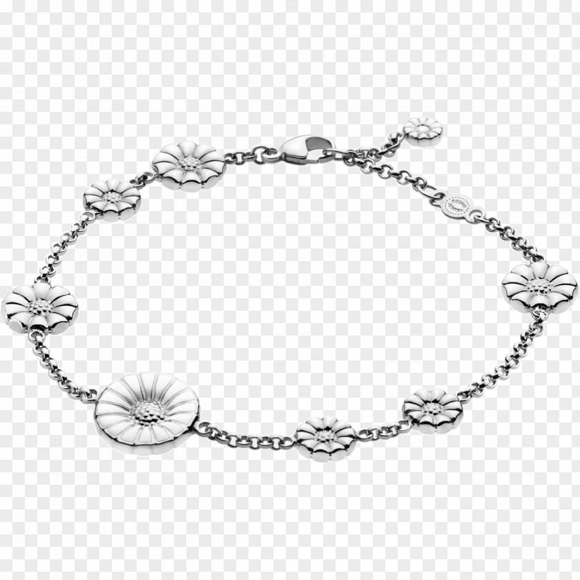 Rhodinated Sterling Silver With EnamelJewellery Earring Jewellery DAISY Bracelet PNG