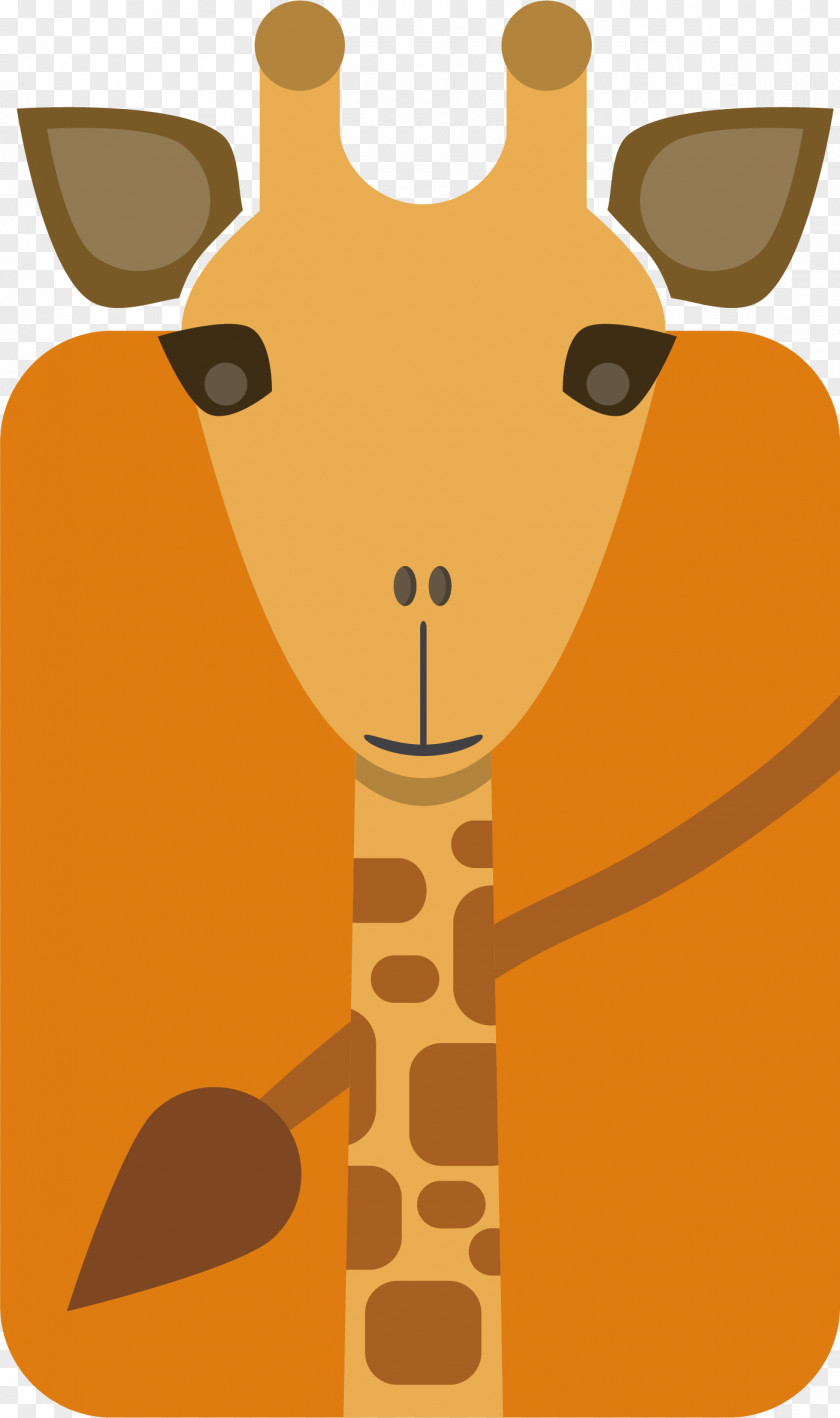 Giraffe Avatar Vector Northern Illustration PNG