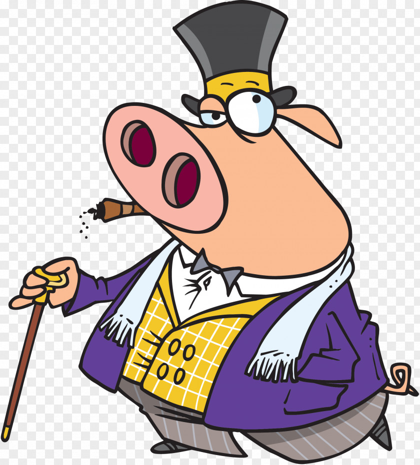 Pig Cartoon Royalty-free Clip Art PNG