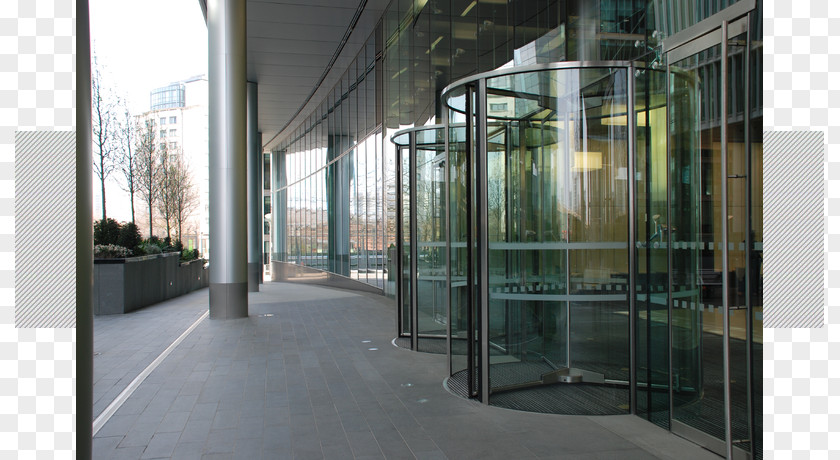 Revolving Door Window Sliding Glass Facade PNG