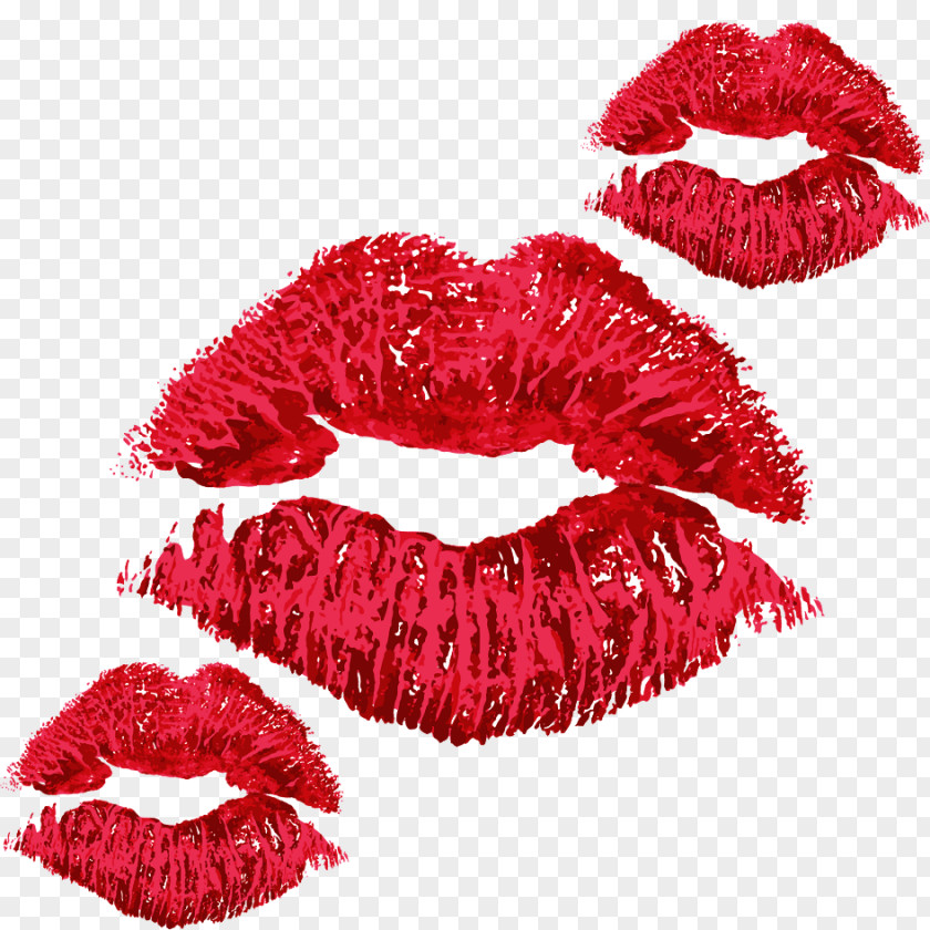 Beautiful Colored Lips Lip Red PNG