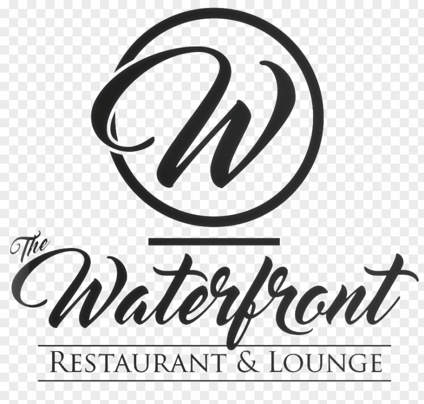 Fine Dining Logo The Waterfront Wyandotte Restaurant Brand PNG