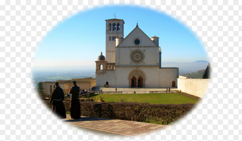 Francis Of Assisi Basilica Saint Medieval Architecture Middle Ages Facade Historic Site PNG