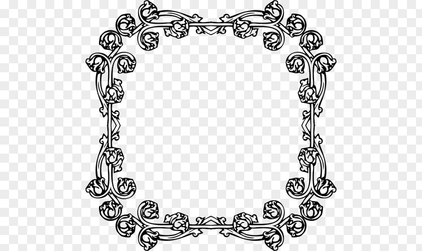 Vector Frame Victorian Era Picture Frames Borders And Ornament Clip Art PNG