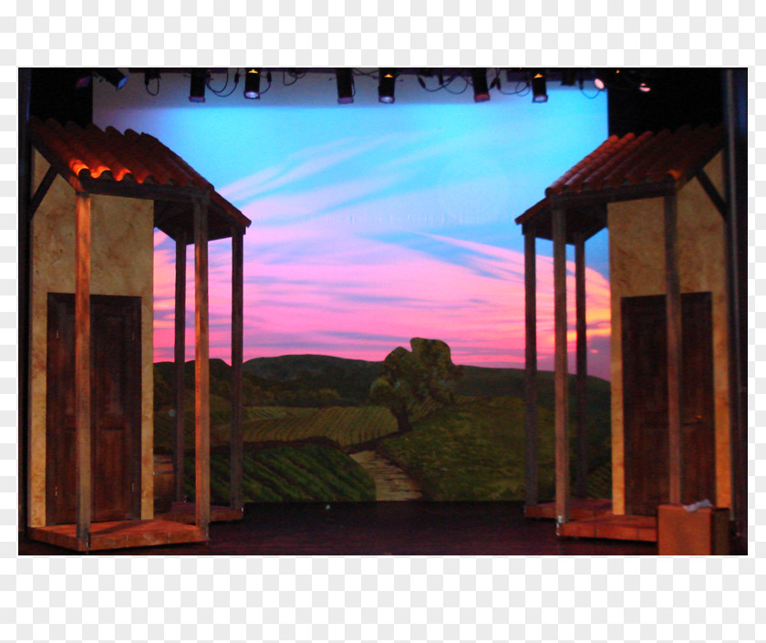 Watercolor Sky Theatre Scenic Painting A To Z Theatrical Supply And Service, Inc. Artist PNG