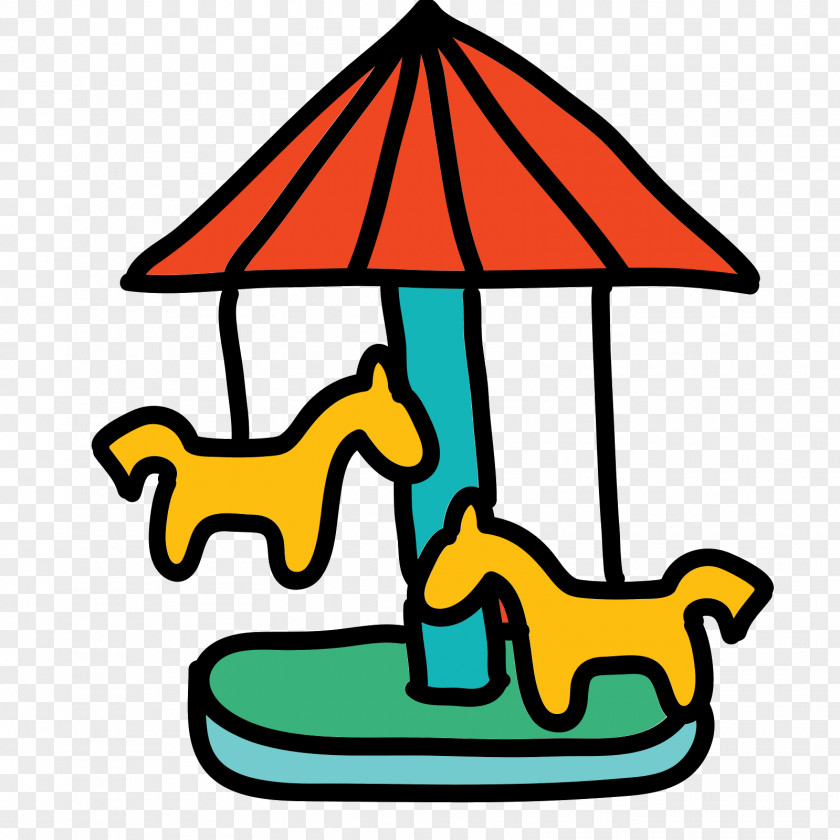 Caurosel Icon Carousel Illustration Image Amusement Park PNG