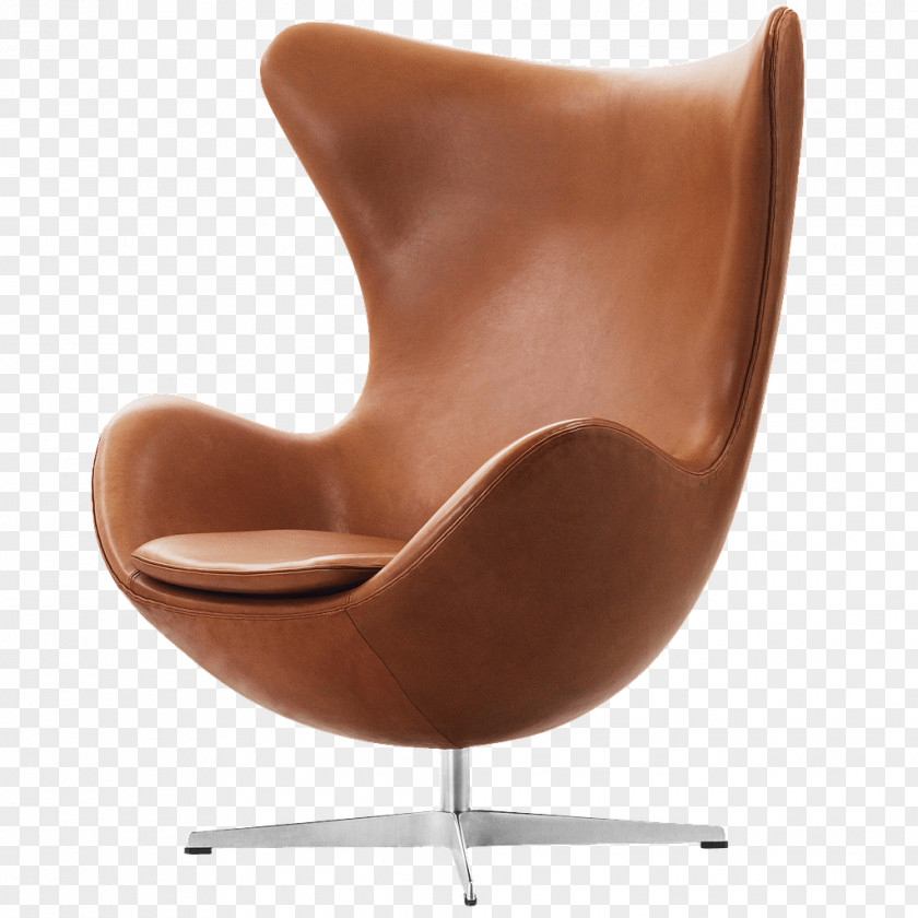 Egg Eames Lounge Chair Fritz Hansen Leather PNG