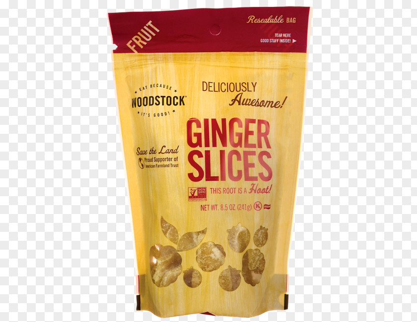 Ginger Slices Organic Food Dried Fruit Snap PNG